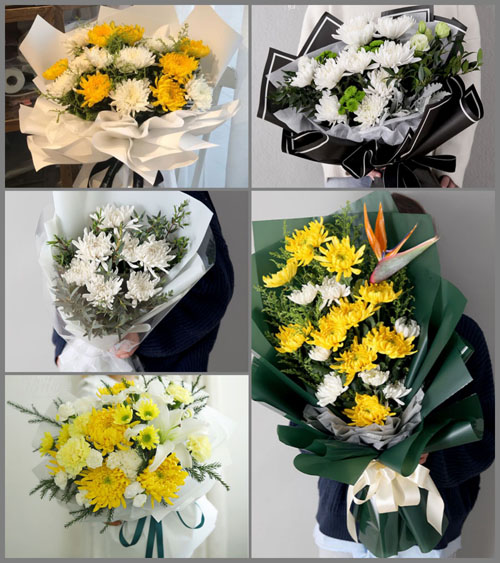 云南怒江州贡山县捧当乡白事花束代送
